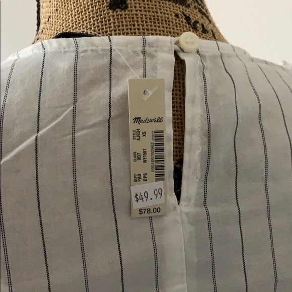 NWT Madewell Ruffle-Yoke Prairie Top - Picture 6 of 6